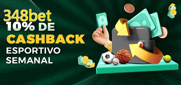 10% de bônus de cashback na 348bet